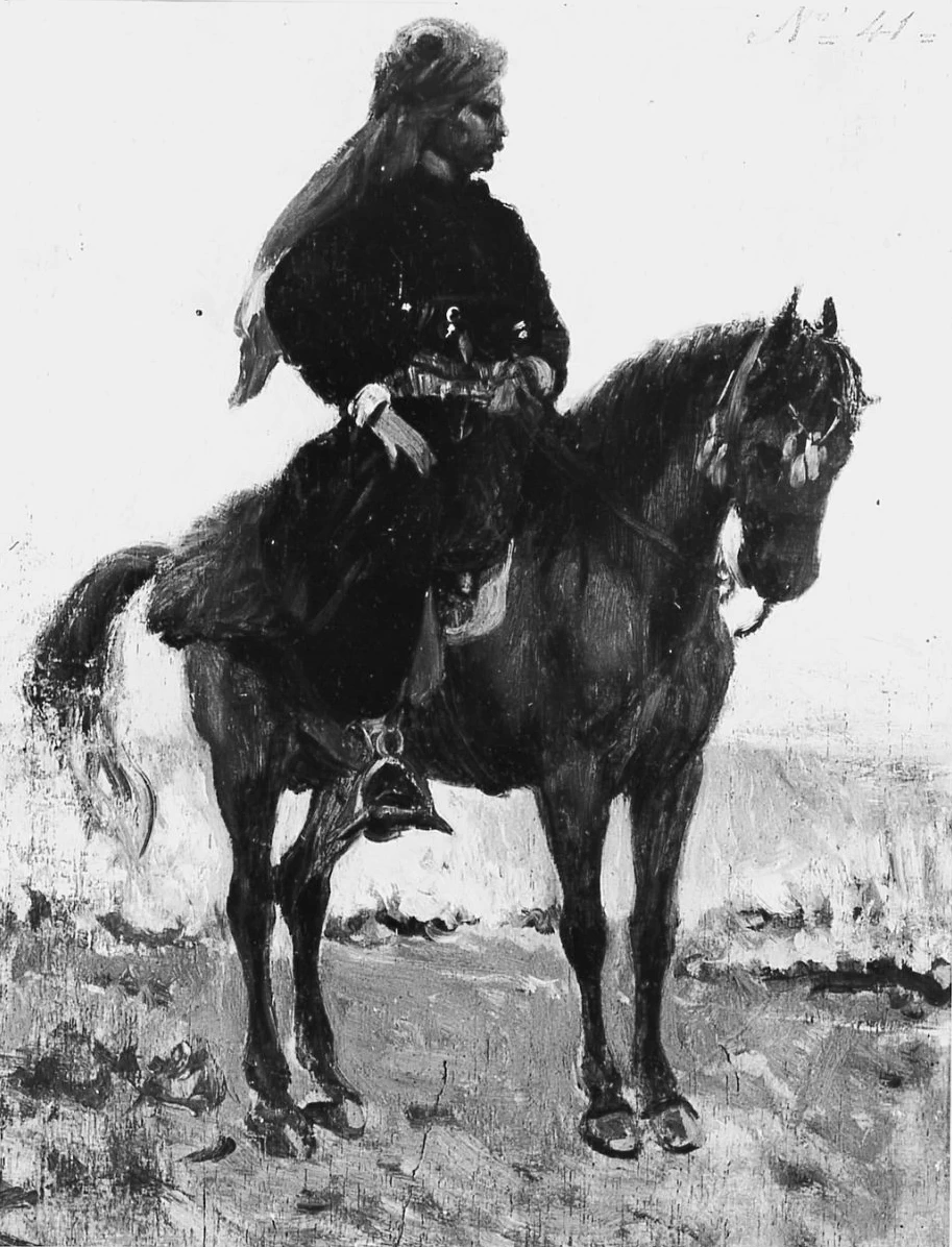 Stefano - cavaliere su cavallo sauro, Gallerie degli Uffizi, Galleria d’arte moderna, Firenze